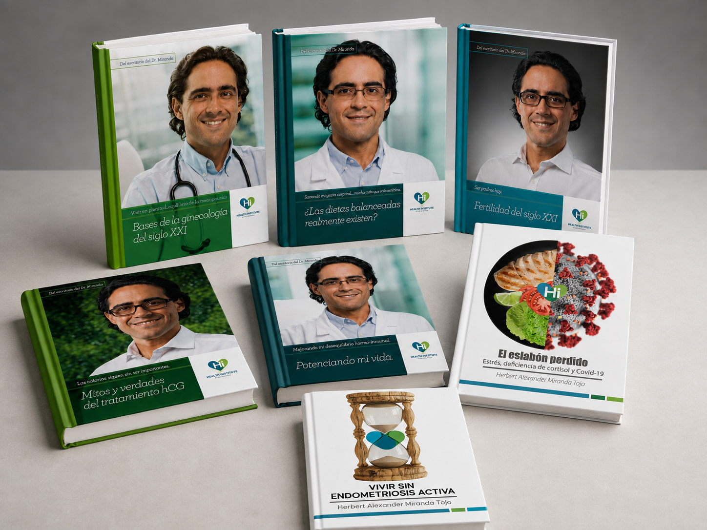 Los siete libros publicados por el Dr. Herbert Miranda